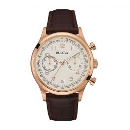 Iori Gioielli | Gioielleria Roma vendita online gioielli ed orologi  Orologio Bulova Uomo Classic Vintage Oro Rosa Chrono 97B148 Quarzo