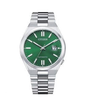 Orologio Tsuyosa NJ0150-81X Citizen Automatico Bracciale Acciaio Quadrante Verde Uomo