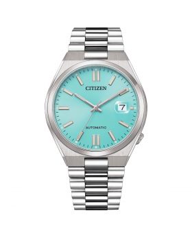 Orologio Tsuyosa Citizen Automatico Bracciale Acciaio Quadrante Tiffany Uomo